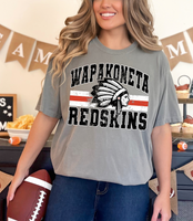 Classic Hometown Wapakoneta Redskins DTF Print