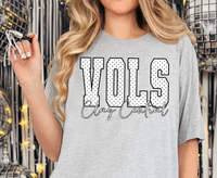 Vols Polkadot DTF Print