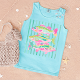Coastal Fish Trio DTF Print