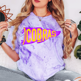 Cobras Watercolor Pennant DTF Print