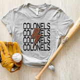 Colonels Baseball Bolt DTF Print