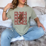 Colonels Baseball Bolt DTF Print