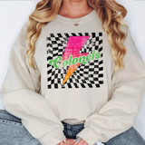 Colonels Checker Bolt Distressed DTF Print