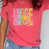 Colorful Nurse DTF Print