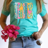 Colorful Teacher DTF Print