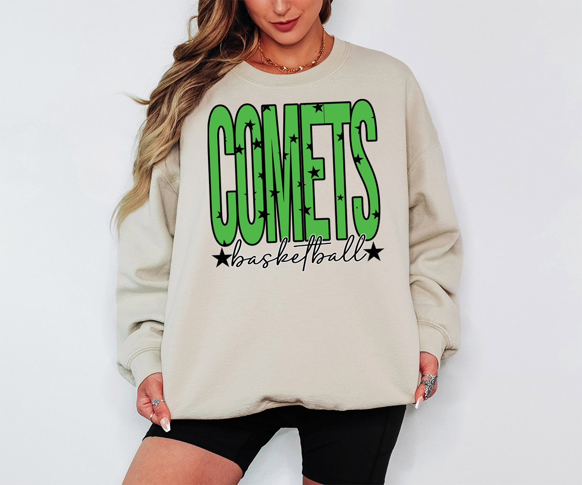 Comets Star Power Team DTF Print