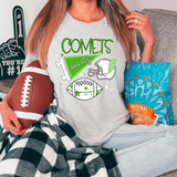 Comets Football Retrocollage DTF Print