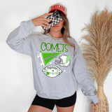 Comets Football Retrocollage DTF Print