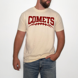 Comets Football Arched DTF Print