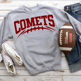Comets Football Arched DTF Print