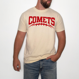 Comets Football Arched DTF Print