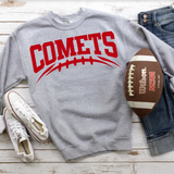 Comets Football Arched DTF Print