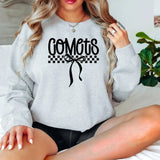 Comets Simple Bow Checker DTF Print