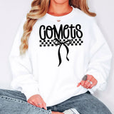 Comets Simple Bow Checker DTF Print