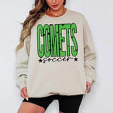 Comets Star Power Team DTF Print