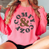 Cozy & Comfy Circle DTF Print