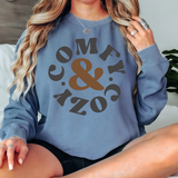 Cozy & Comfy Circle DTF Print