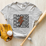 Commodors Baseball Bolt DTF Print