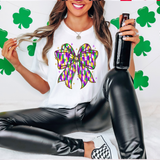 Mardi Gras Coquette Bow DTF Print