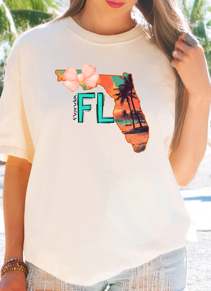 Coquette Florida Bow DTF Print