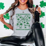 Coquette Shamrock Bow DTF Print