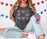 Texas Coquette Patriotic Collage DTF Print