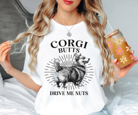 Corgi Butts Drive Me Nuts DTF Print