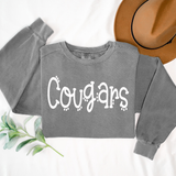 Cougars Dotted Doodle DTF Print