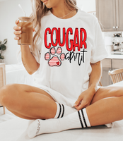 Cougar Spirit Paw Print DTF Print