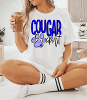 Cougar Spirit Paw Print DTF Print