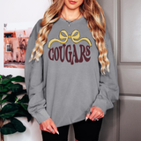 Cougars Wide Ribbon DTF Print