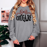 Cougars Wide Ribbon DTF Print