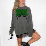 Cougars Team Arch with Bow DTF Print