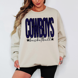 Cowboys Star Power Team DTF Print