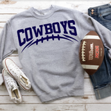 Cowboys Football Arched DTF Print