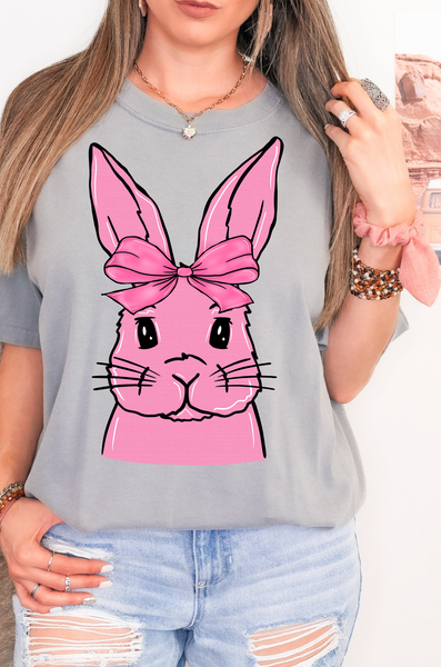 Coquetee Pink Easter Bunny DTF Print