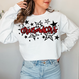 Crusaders Retro Star DTF Print