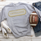 Crusaders Retro Team Oval DTF Print