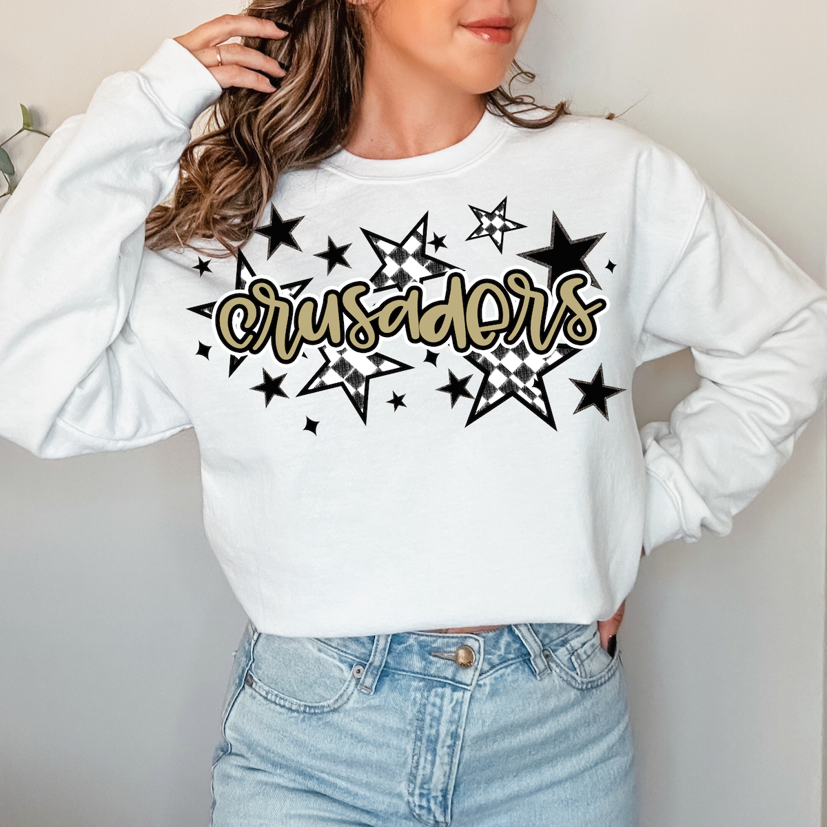 Crusaders Retro Star DTF Print