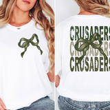 Crusaaders Matching Stacked Camo Greens DTF Print