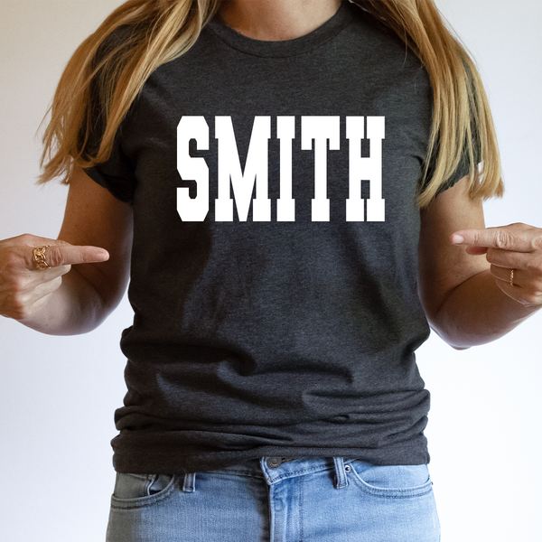 Custom Varsity Name  DTF Print