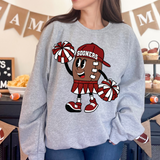 Cute Team Football Girl DTF Print