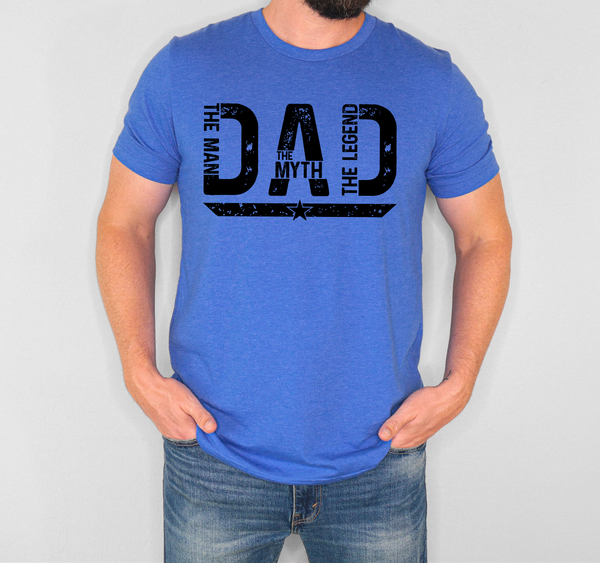 Dad Man Myth Legend DTF Print