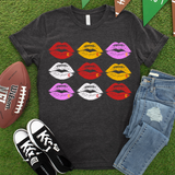 KC Lips Football Laces DTF Print
