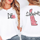 Delaware Whimsy State Flower DTF