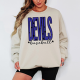 Devils Baseball Star Power Team Sports DTF Print