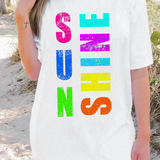 Distressed Sun Shine DTF Print
