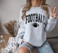 Distressed Football Arch Screen Print LOW HEAT