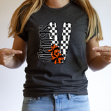 Vikings Checker Cheer DTF Print