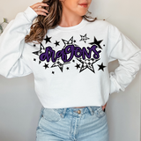 Dragons Retro Star DTF Print
